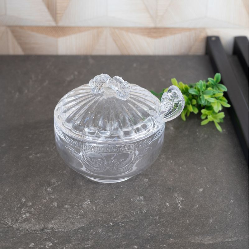 Acucareiro-de-Cristal-Ecologico-com-Colher-Imperial-12cm-x-115cm-Lyor