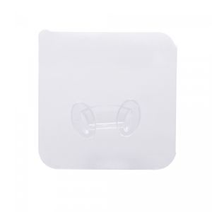 Conjunto de 3 Ganchos Auto Adesivos de Plástico 6cm - Lyor