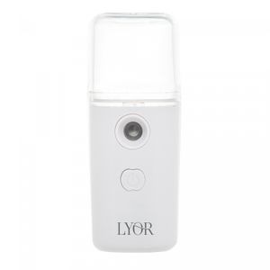 Umidificador de Ar Portátil de Plástico Recarregável com Entrada USB Branco 35ml - Lyor