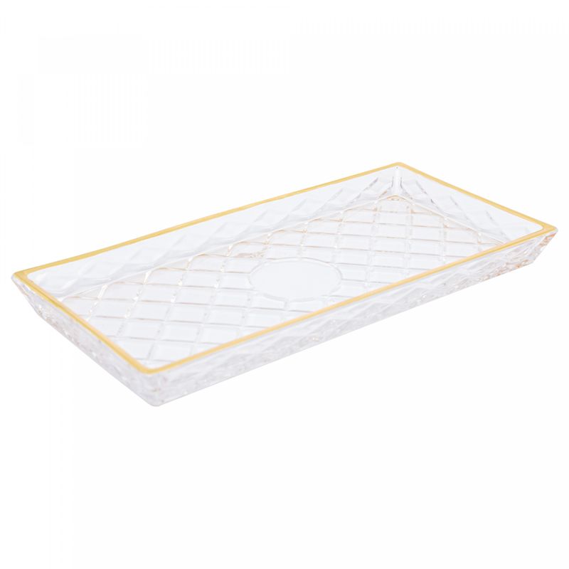 Travessa-para-Servir-de-Cristal-com-Fio-de-Ouro-Deli-Diamond-285cm-x-145cm-x-2cm-Lyor