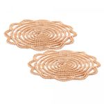 Conjunto-2-Descansos-de-Panela-de-Fibra-Natural-Flor-Palm-20cm-Lyor