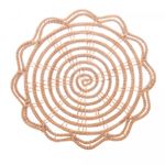 Conjunto-2-Descansos-de-Panela-de-Fibra-Natural-Flor-Palm-20cm-Lyor