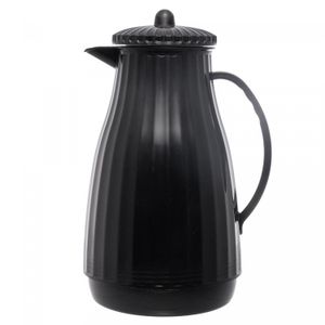 Garrafa Térmica de Plástico New Bambu Preta 1L - Lyor