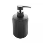 Porta-Sabonete-Liquido-de-Ceramica-Granilite-Clean-Preto-430ml-Lyor
