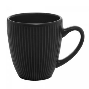 Caneca de Cerâmica Preta Roma 210ml - Lyor