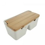 Saleiro-de-Mesa-com-2-Divisorias-de-Ceramica-e-Tampa-de-Bambu-e-Colher-Bianco-20cm-x-9cm-Lyor