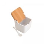 Saleiro-de-Mesa-de-Ceramica-com-Tampa-de-Bambu-e-Colher-Bianco-11cm-x-105cm-Lyor