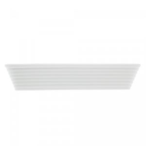 Refratário de Porcelana Línea Branco 20,5cm x 15,5cm x 5cm - Lyor
