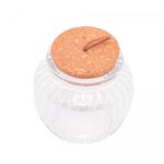 Pote-de-Vidro-com-Tampa-de-Rolha-e-Puxador-Classic-600ml-Lyor