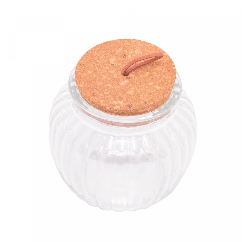 Pote-de-Vidro-com-Tampa-de-Rolha-e-Puxador-Classic-600ml-Lyor