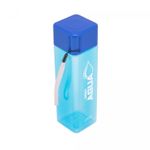Garrafa-Squeeze-Quadrada-de-Poliestireno-Translucida-Azul-450ml-Lyor