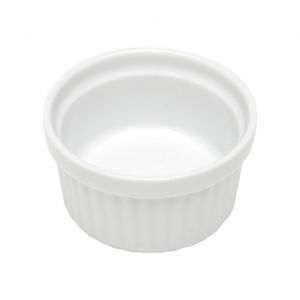 Ramequim de Porcelana Classic Branco 7cm x 4cm - Lyor