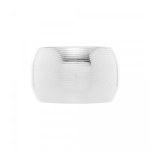 Conjunto 4 Anéis para Guardanapo de Aço Niquelado Circle Prata 4,5cm - Lyor