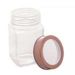 Pote-de-Vidro-com-Tampa-de-Metal-e-Acrilico-Gastro-Rose-300ml-Lyor