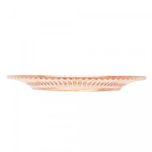 Prato para Sobremesa de Cristal Renaissance Âmbar 19cm - Lyor