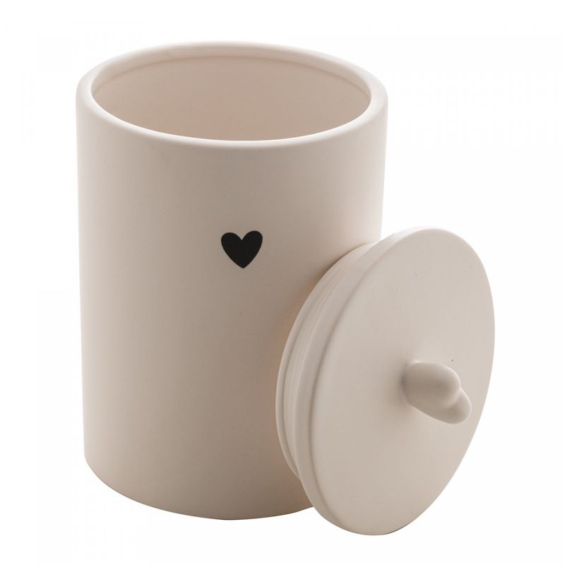 Potiche-de-Ceramica-Heart-Branco-10cm-x-10cm-x-15cm-Lyor