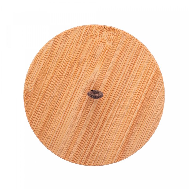 Potiche-de-Ceramica-com-Tampa-de-Bambu-e-Pegador-de-Corda-Lines-Bege-10cm-x-10cm-x-15cm-Lyor