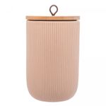 Potiche-de-Ceramica-com-Tampa-de-Bambu-e-Pegador-de-Corda-Lines-Bege-10cm-x-10cm-x-15cm-Lyor