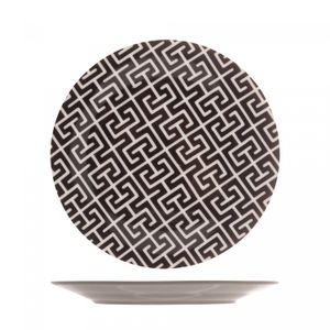 Prato para Sobremesa de Porcelana Egypt Raso 19,5cm - Lyor