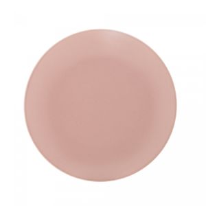 Prato para Sobremesa de Cerâmica Cronus Rosa 20,5cm - Lyor
