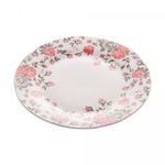 Prato-para-Sobremesa-de-Porcelana-Pink-Garden-Raso-195cm-Lyor