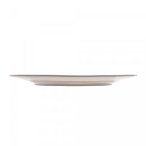 Prato para Sobremesa de Porcelana Pink Garden Raso 19,5cm - Lyor