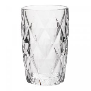 Copo Alto de Vidro Diamond 350ml - Lyor