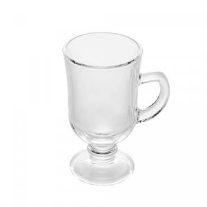 Taça de Cappuccino de Vidro com Alça e Pé 115ml - Lyor