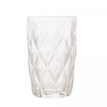 Copo-Alto-de-Vidro-com-Fio-de-Ouro-Diamond-350ml-Lyor