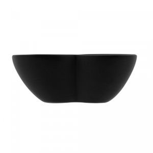 Coração Decorativo de Cerâmica Heart Preto 21cm x 21cm x 7cm - Lyor
