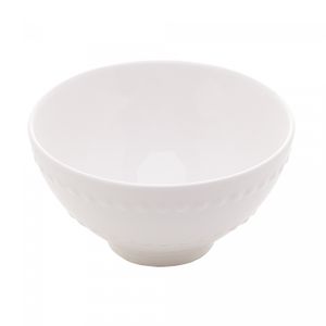 Bowl de Porcelana New Bone Pearl Branco 8,5cm x 4,5cm - Lyor