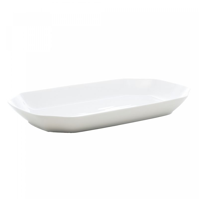 Travessa-Refrataria-de-Porcelana-New-Bone-Filipinas-Branco-305cm-x-18cm-x-35cm-Lyor