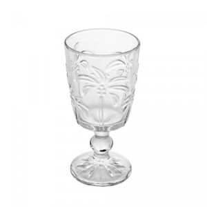 Taça para Água de Vidro Tropical Palm 310ml - Lyor