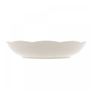 Prato Fundo de Porcelana New Bone Butterfly Flower 21,5cm x 21,5cm x 4,5cm Lyor