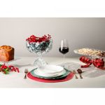 Prato-Raso-de-Porcelana-New-Bone-Butterfly-Flower-265cm-x-27cm-x-25cm-Lyor
