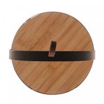 Suporte-para-Doces-de-2-Andares-de-Bambu-com-Moldura-de-Metal-195cm-x-195cm-x-26cm-Lyor
