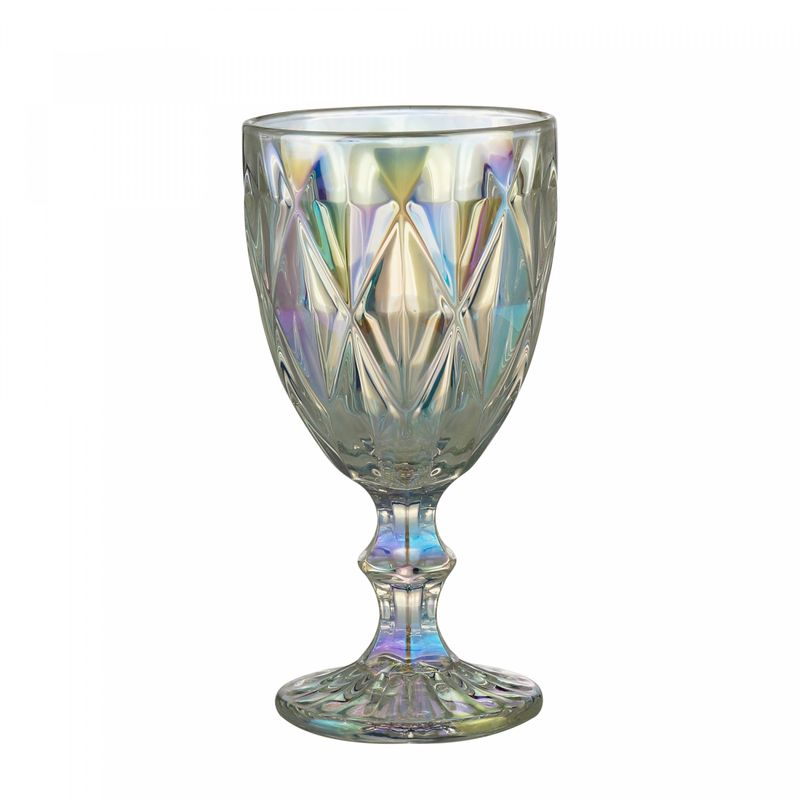 Conjunto-6-Tacas-de-Agua-de-Vidro-Diamond-Rainbow-Metalizada-325ml-Lyor