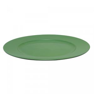 Sousplat de Plástico Opala Verde 33cm - Lyor