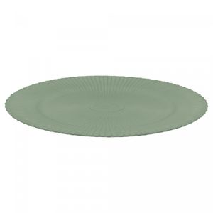 Sousplat de Plástico Ônix Verde 33cm - Lyor