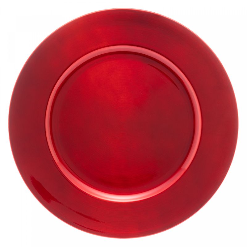 Sousplat-de-Plastico-Opala-Vermelho-33cm-Lyor