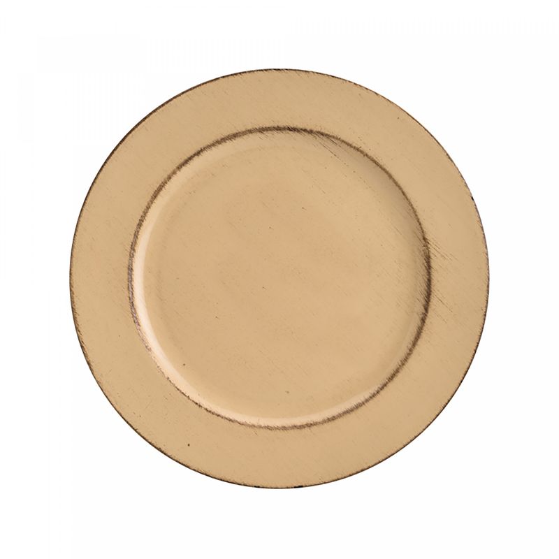 Sousplat-Patinado-de-Plastico-Opala-Bege-33cm-Lyor