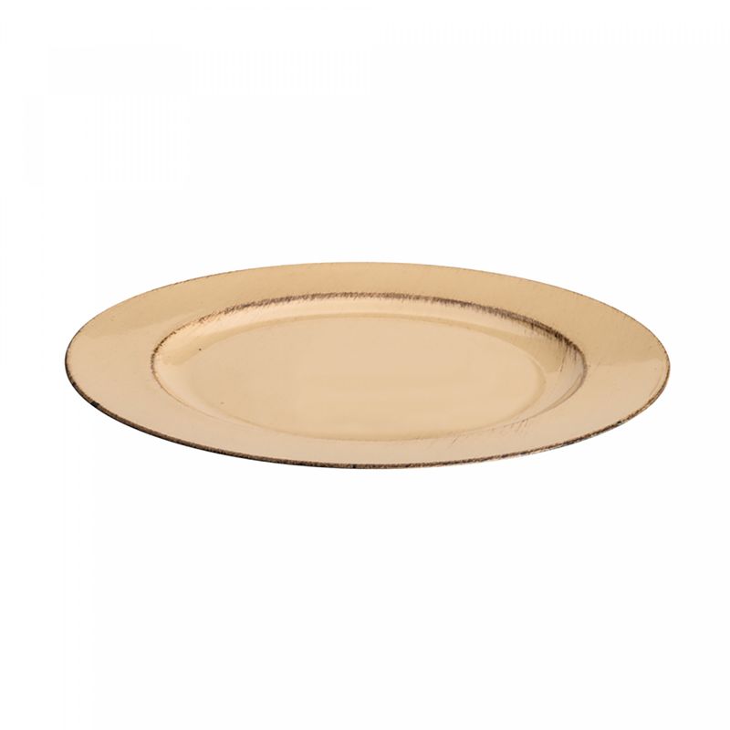 Sousplat-Patinado-de-Plastico-Opala-Bege-33cm-Lyor