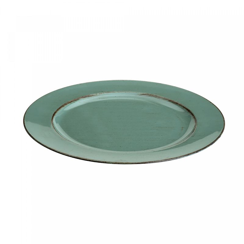 Sousplat-Patinado-de-Plastico-Opala-Verde-33cm-Lyor