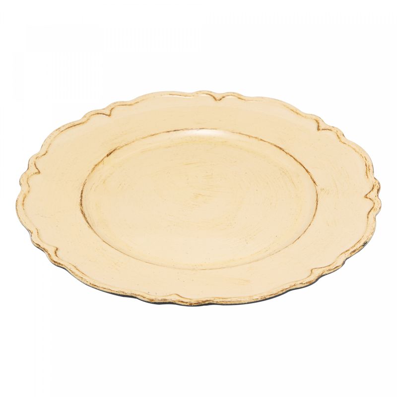 Sousplat-Patinado-de-Plastico-Moon-Bege-33cm-Lyor