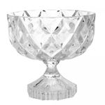 Centro-de-Mesa-de-Cristal-com-Pe-Deli-Diamond-18cm-x-18cm-Lyor