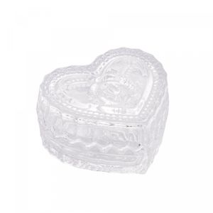 Potiche de Cristal Coração 8cm x 6,5cm x 4cm - Lyor