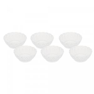Conjunto 6 Bowls de Vidro King 12,5cm x 5cm - Lyor