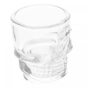 Copo de Shot de Vidro Caveira Rock Style 50ml - Lyor