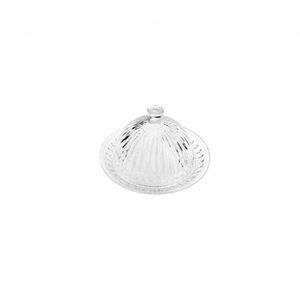 Queijeira de Cristal com Tampa Empire 20cm - Lyor