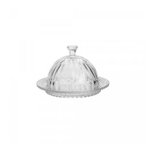 Queijeira de Cristal com Tampa Renaissance 20cm - Lyor